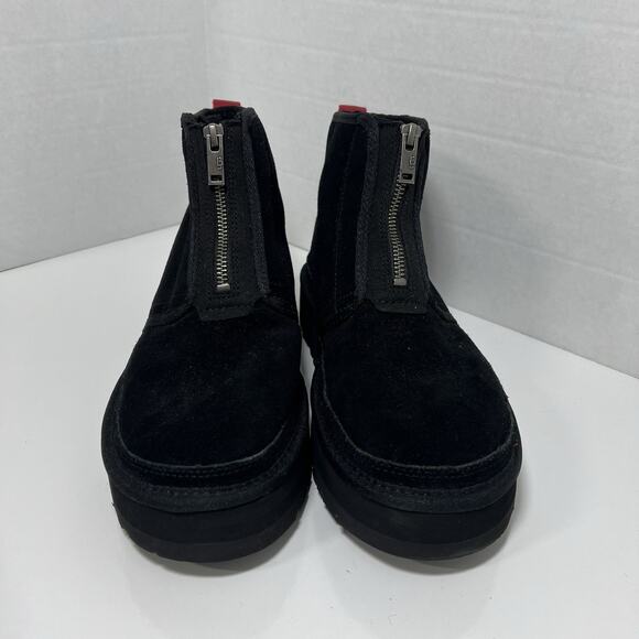 UGG Neumel Platform Zip Boots Women Size 10 Black 1122677 - Picture 4 of 11